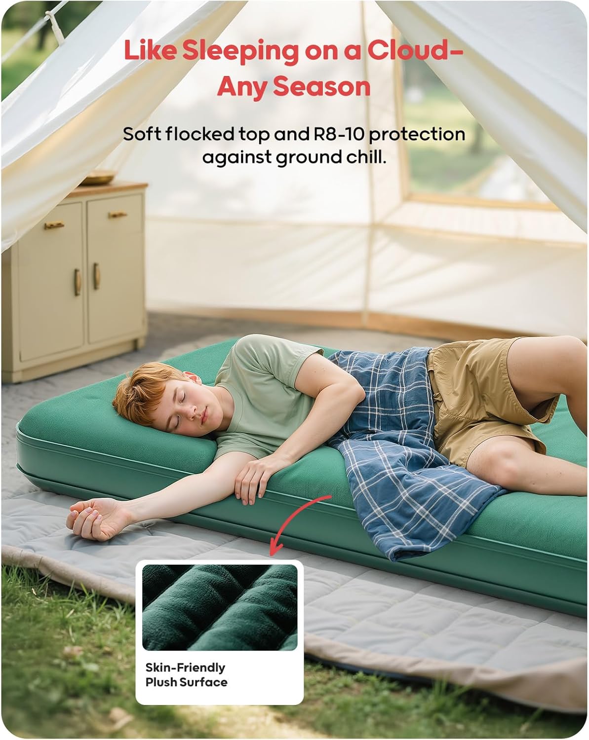 Single Air Mattress Camping Pad