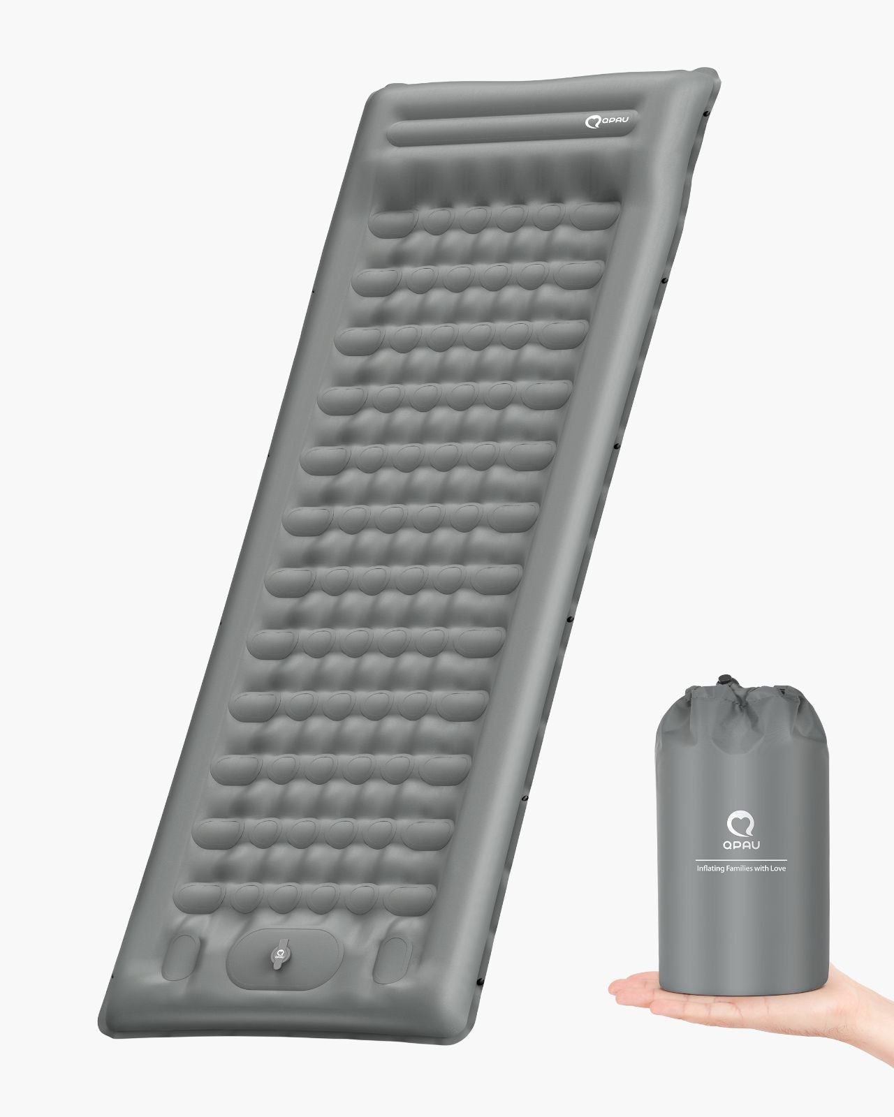 Camping Sleeping Pad - 76''x26'' with Built-in Foot Pump