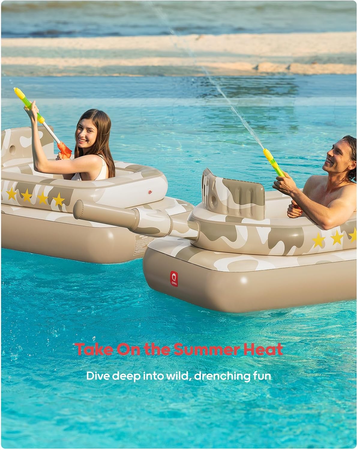 Inflatable Tank Pool Float - QPAU