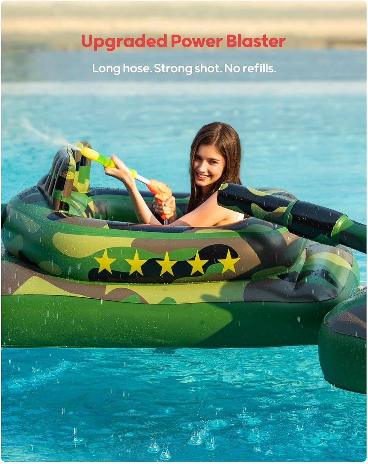 Inflatable Tank Pool Float - QPAU