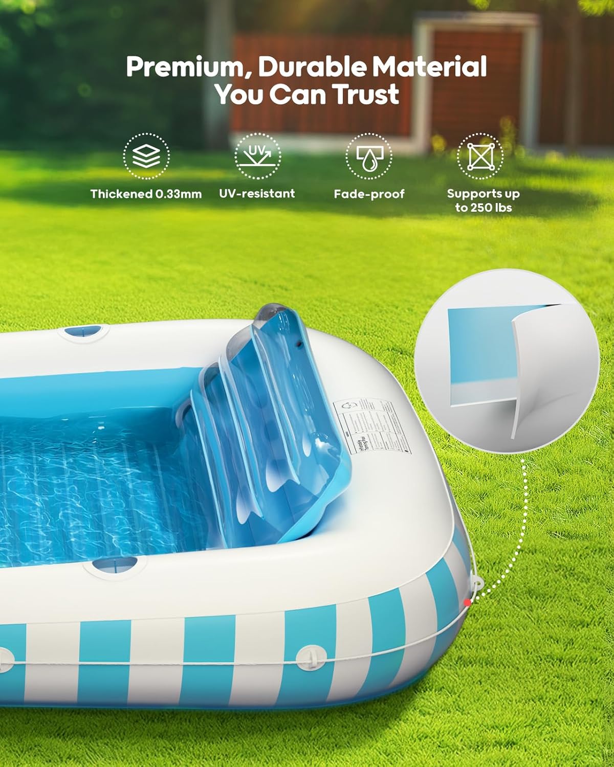 Inflatable Tanning Pool - QPAU