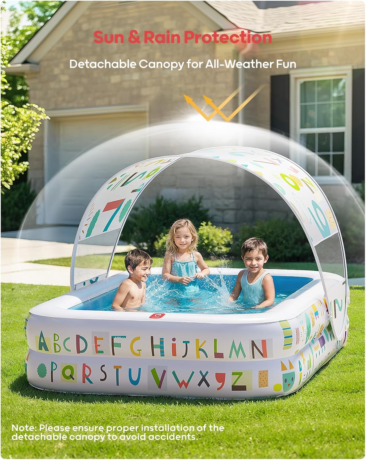 Kiddie Pool with Canopy - QPAU