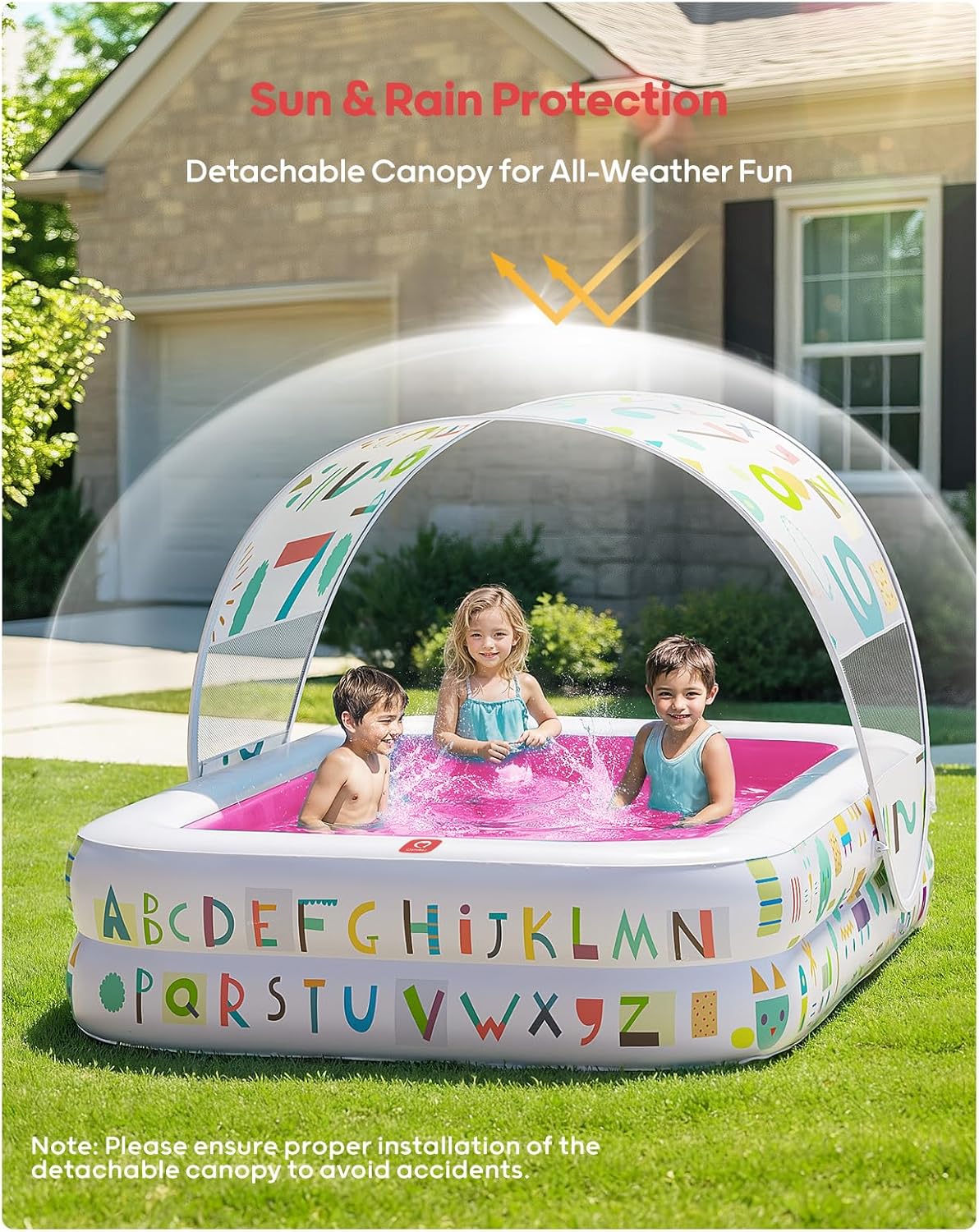 Kiddie Pool with Canopy - QPAU