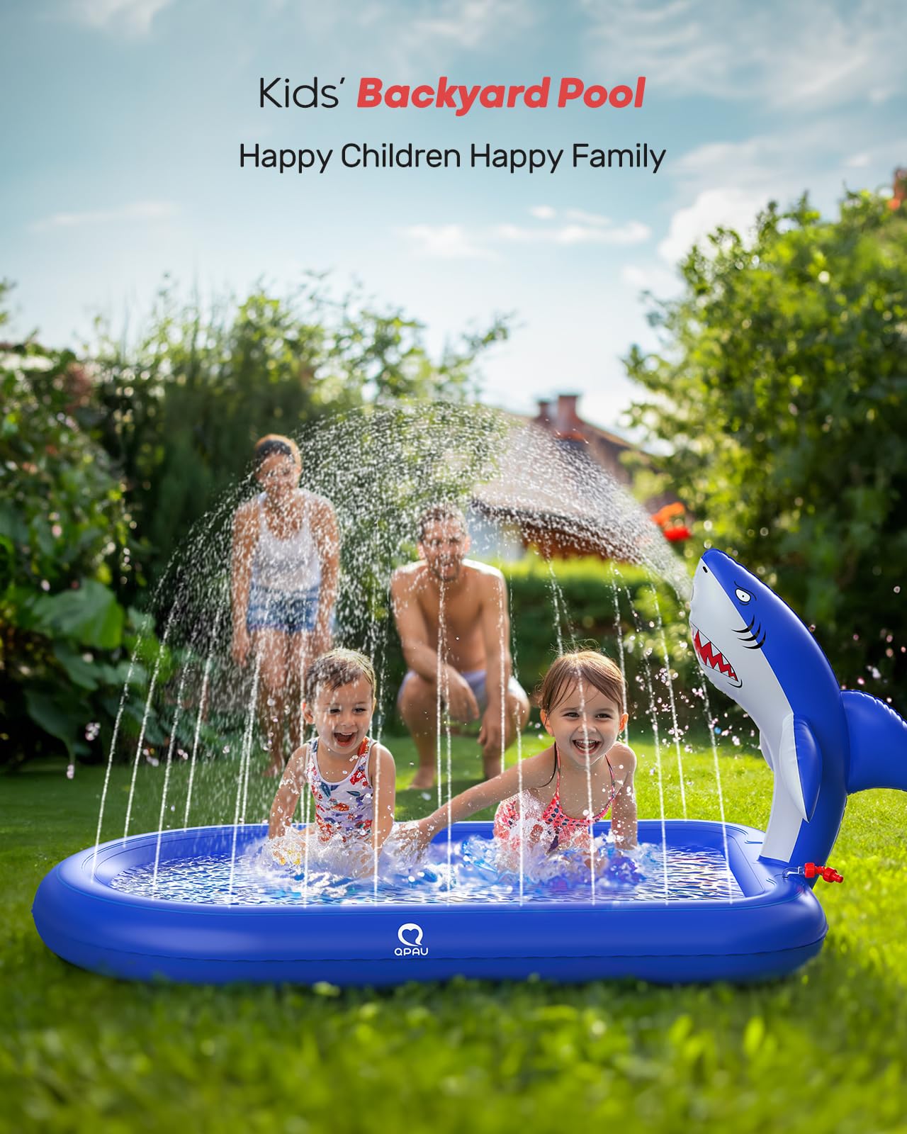 QPAU Splash Pads for Toddlers 1 - 3 - QPAU