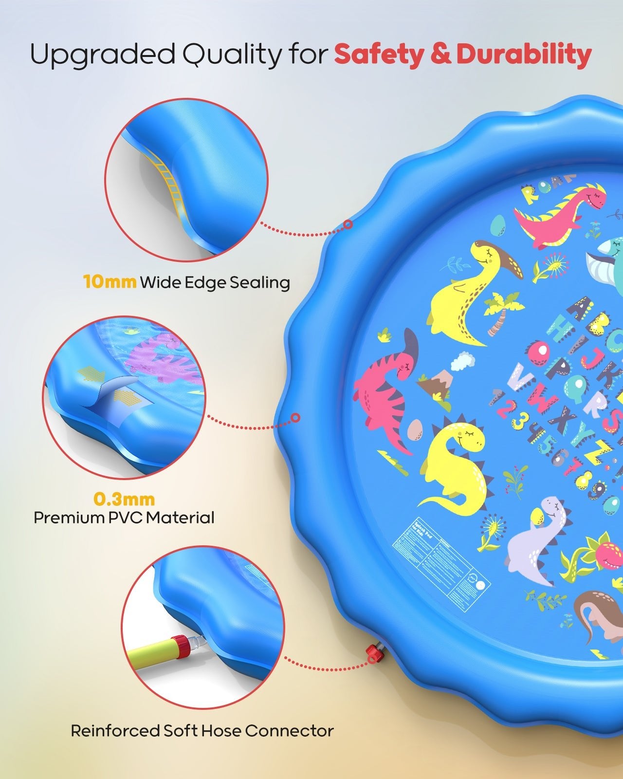 Splash Pads for Toddlers 1 - 3 - QPAU