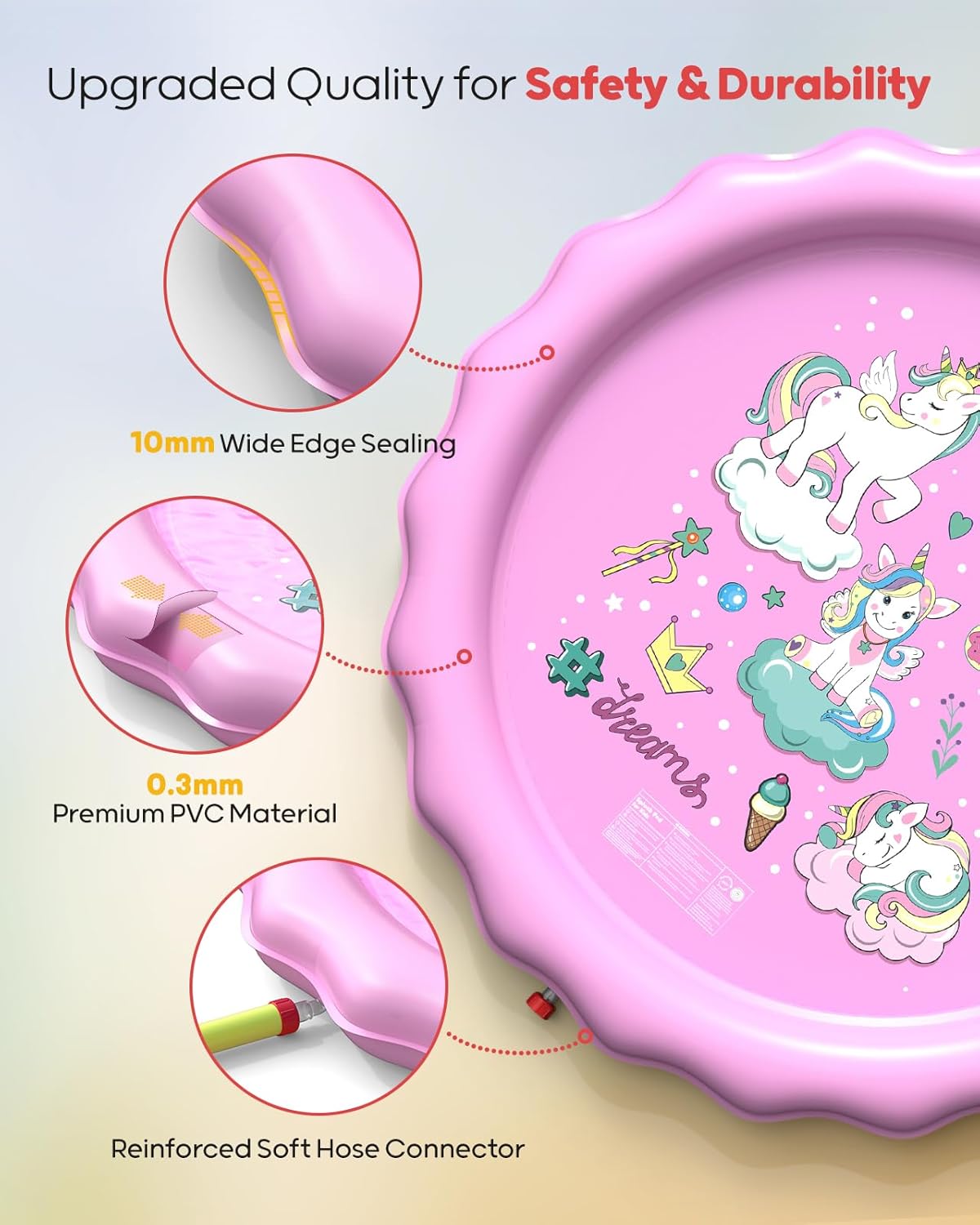 Splash Pads for Toddlers 1 - 3 - QPAU