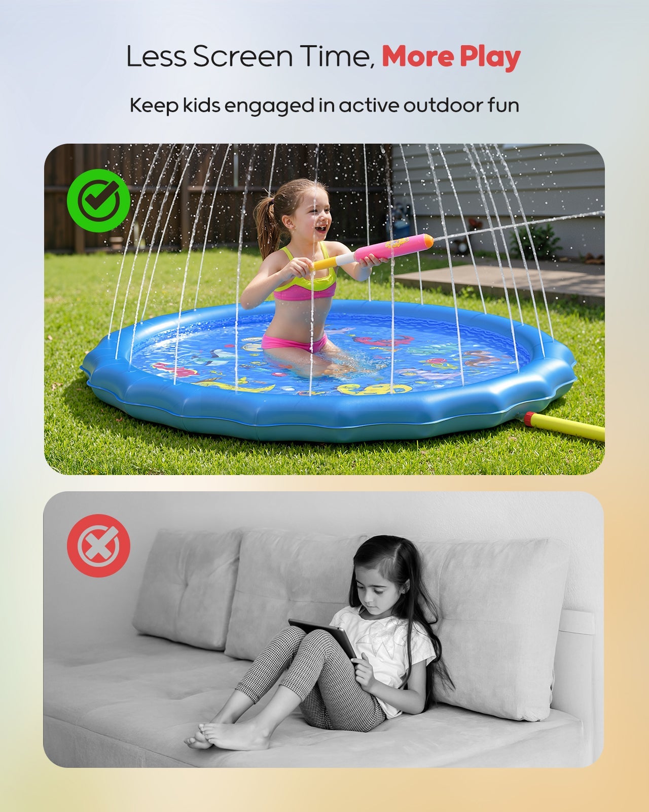 Splash Pads for Toddlers 1 - 3 - QPAU