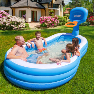 Hoops Inflatable Family Pool - QPAUSTORE