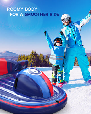 Giant Inflatable Snow Rider - Blue - QPAUSTORE