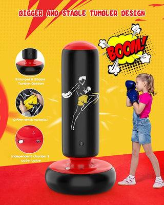 Inflatable Punching Bag for Kids