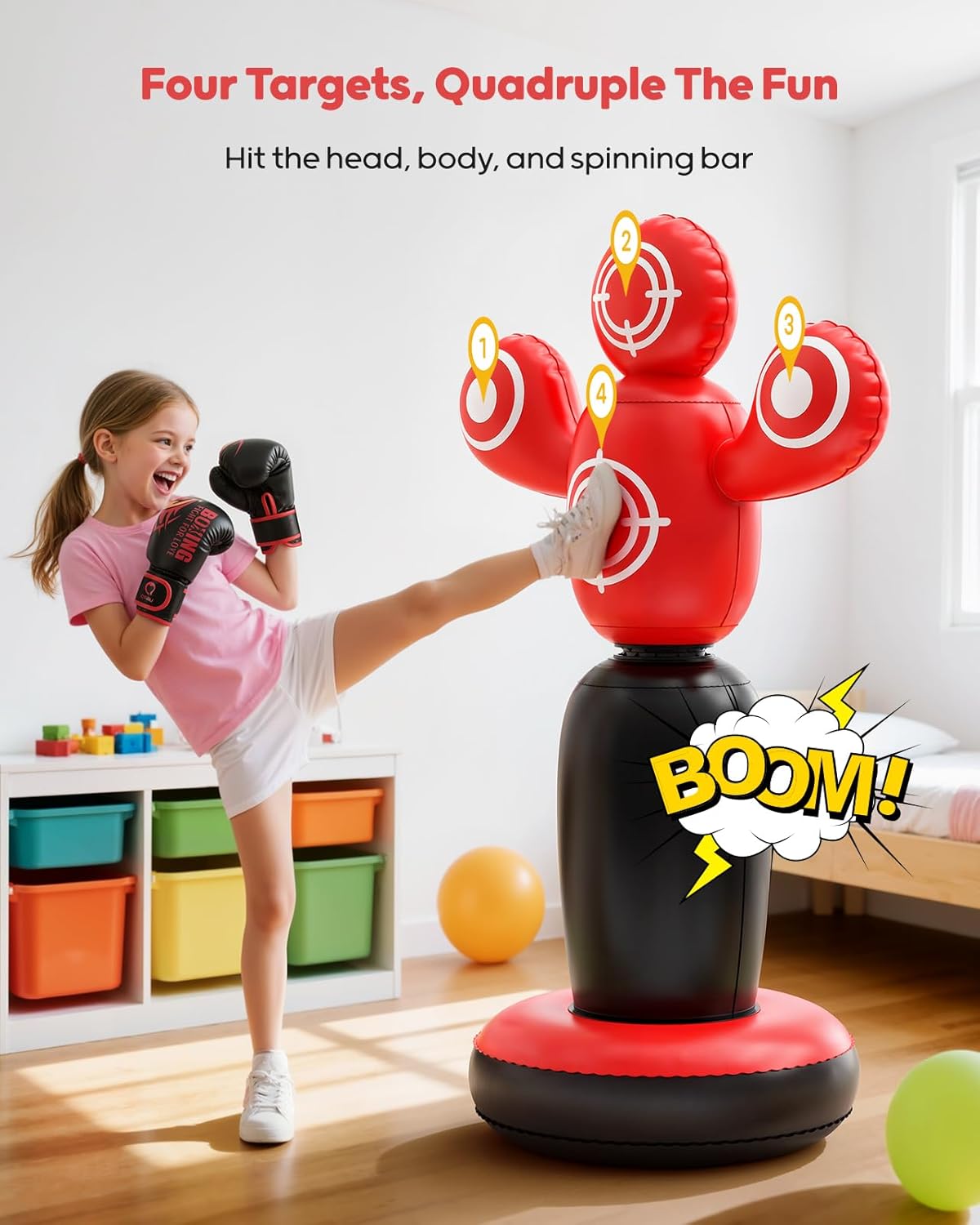 360° Rotatable Kids Punching Bag