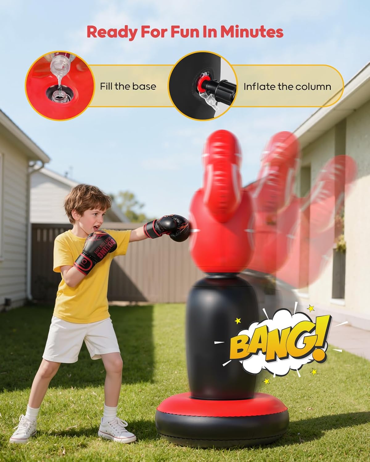 360° Rotatable Kids Punching Bag