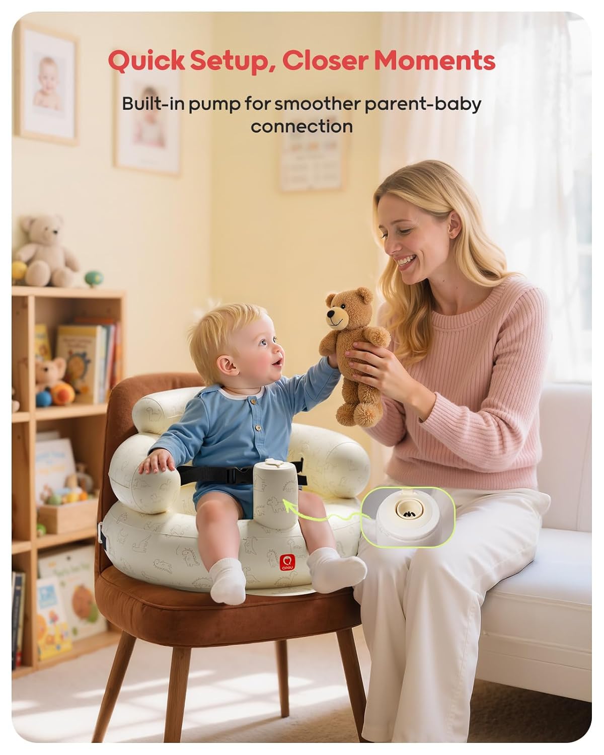 Inflatable Baby Floor Seat