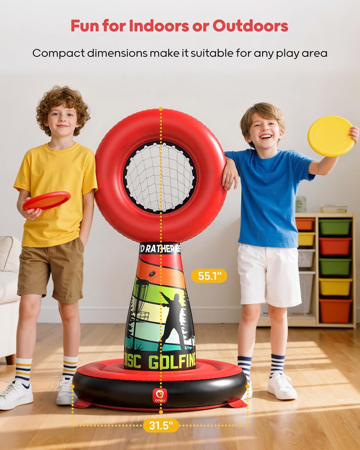 Kids Disc Golf Toss Game