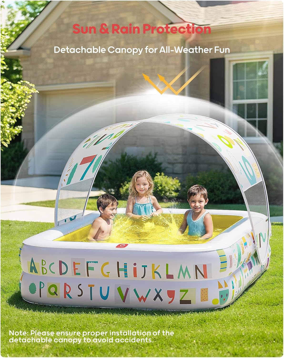 Kiddie Pool with Canopy