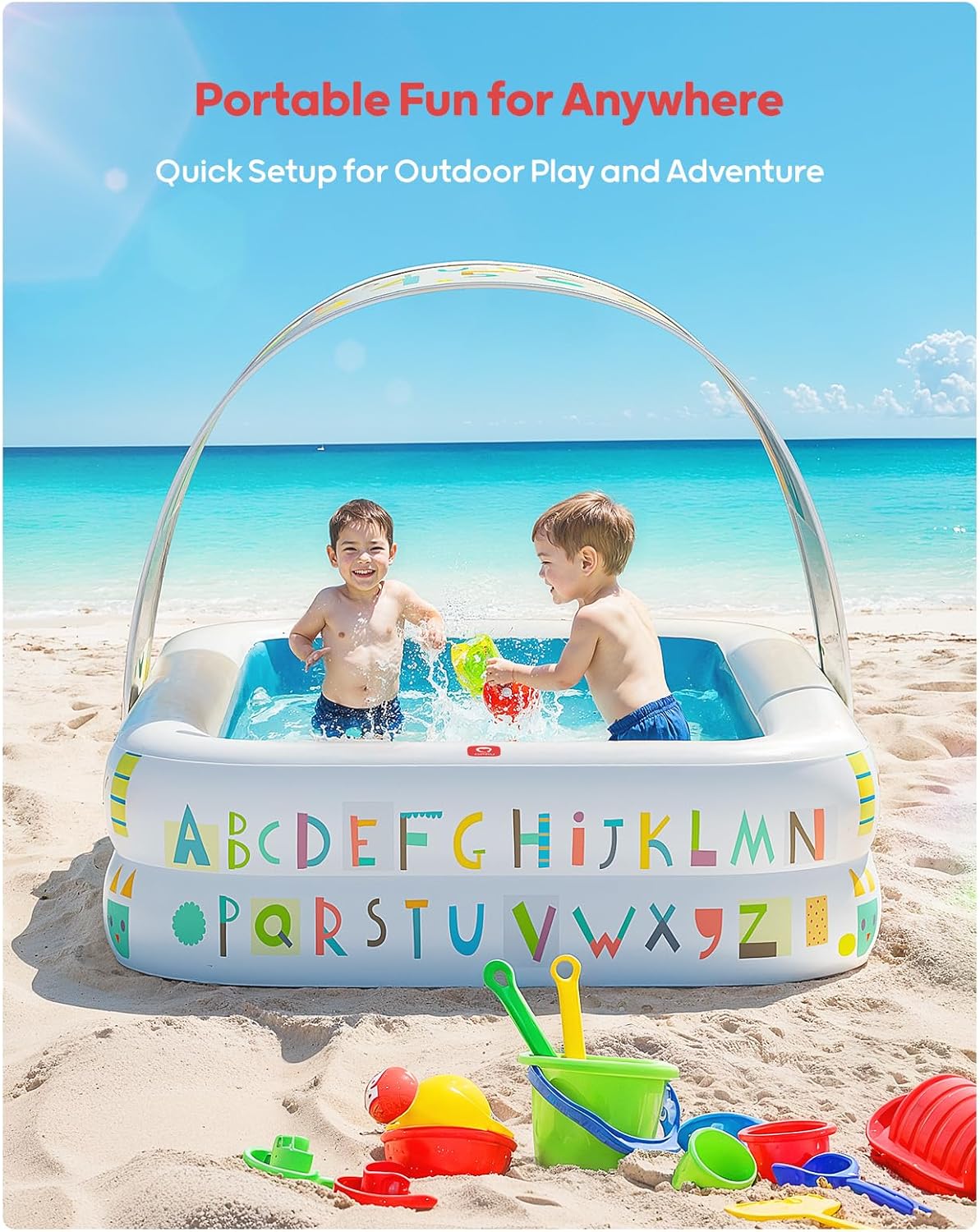 Kiddie Pool with Canopy