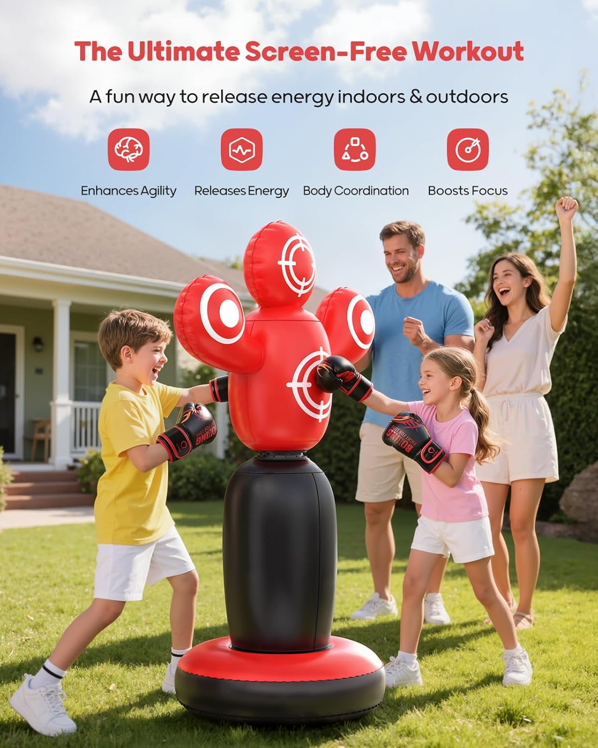 360° Rotatable Kids Punching Bag
