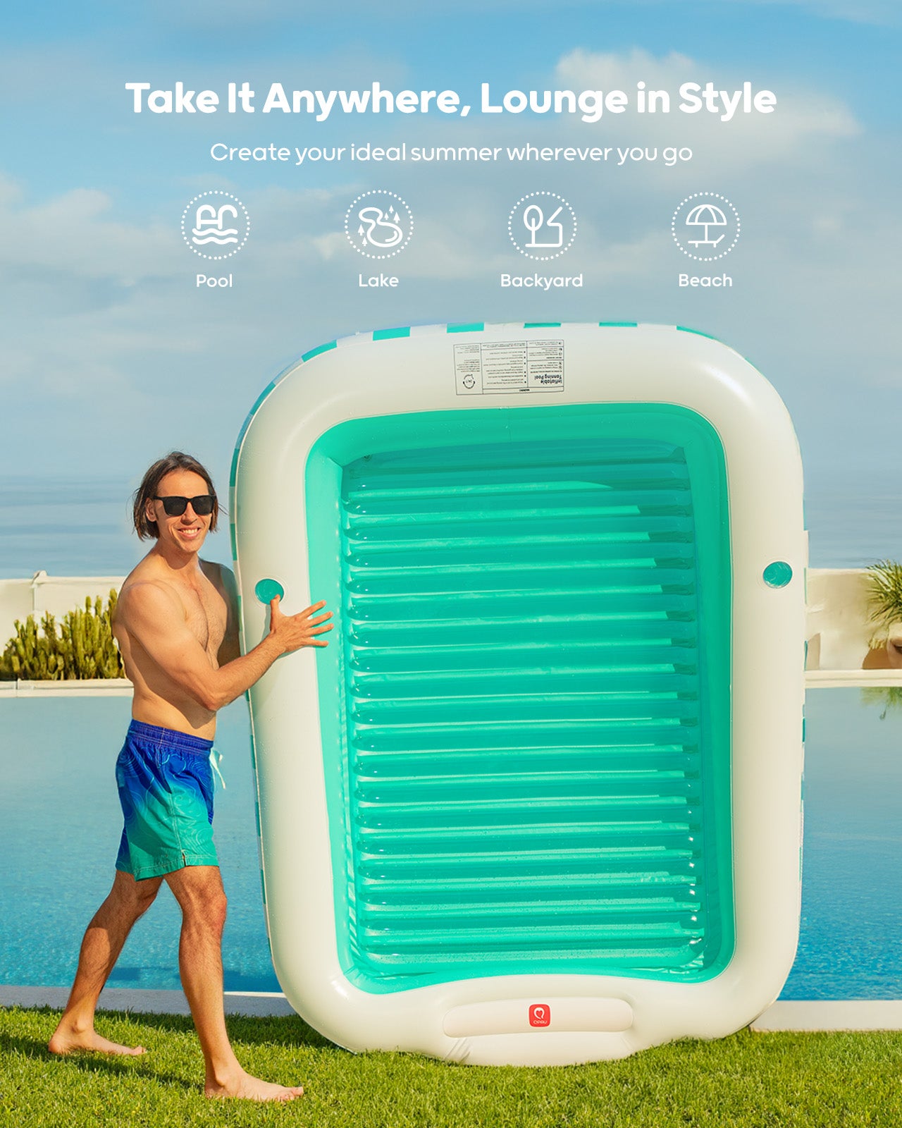 Inflatable Tanning Pool