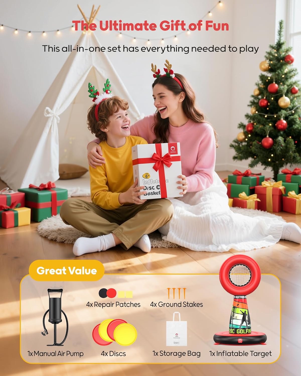 Kids Disc Golf Toss Game