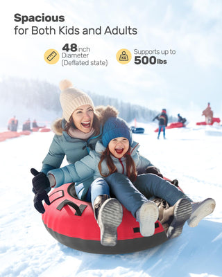 QPAU Snow Tube – Spacious for Both Kids and Adults