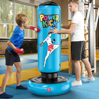 QPAU Larger Stable Punching Bag for Kids