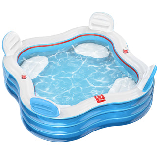 QPAU-Inflatable-Swimming-Pool-Perfect-for-Family-Fun-with-2-Seats-and-Backrests