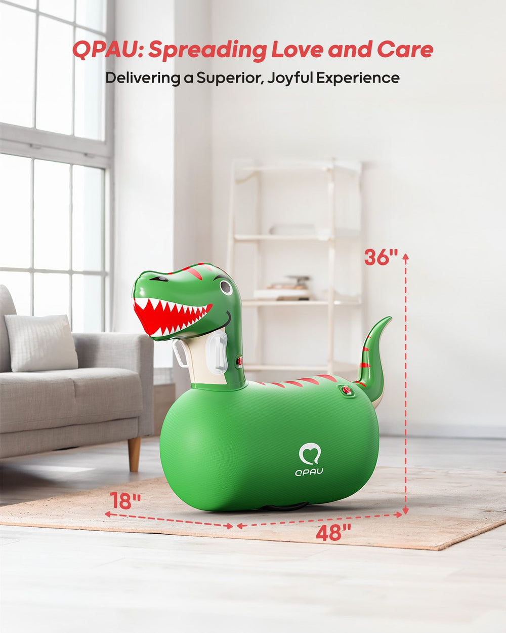 Giant Inflatable Dinosaur Bouncy Toy - Dual Hoppers