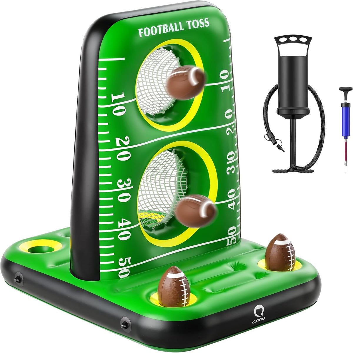 Influtable Games Inflatable Football Toss Game for Pool - QPAU
