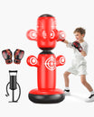 QPAU 360° Rotatable Kids Punching Bag with Gloves - QPAU