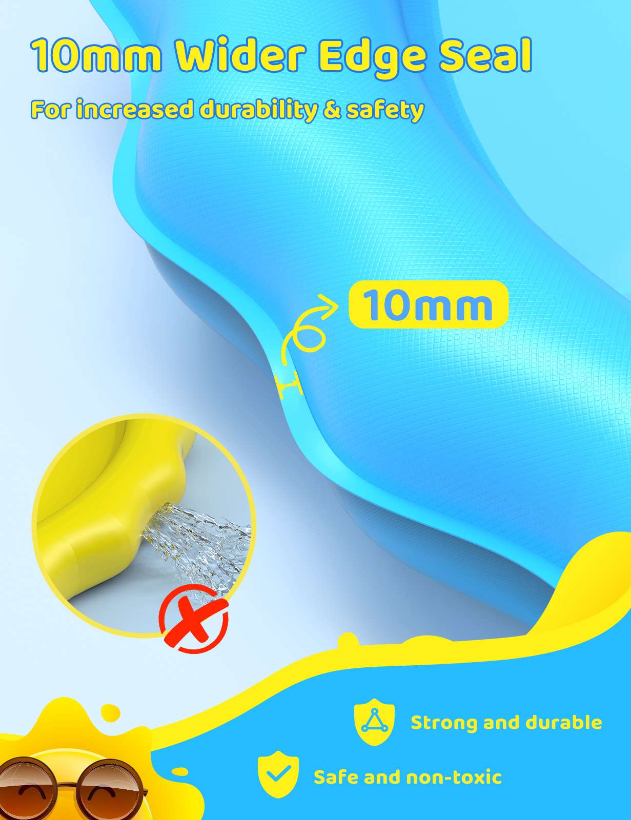 QPAU 67" Splash Pad for Dogs & Kids - QPAU