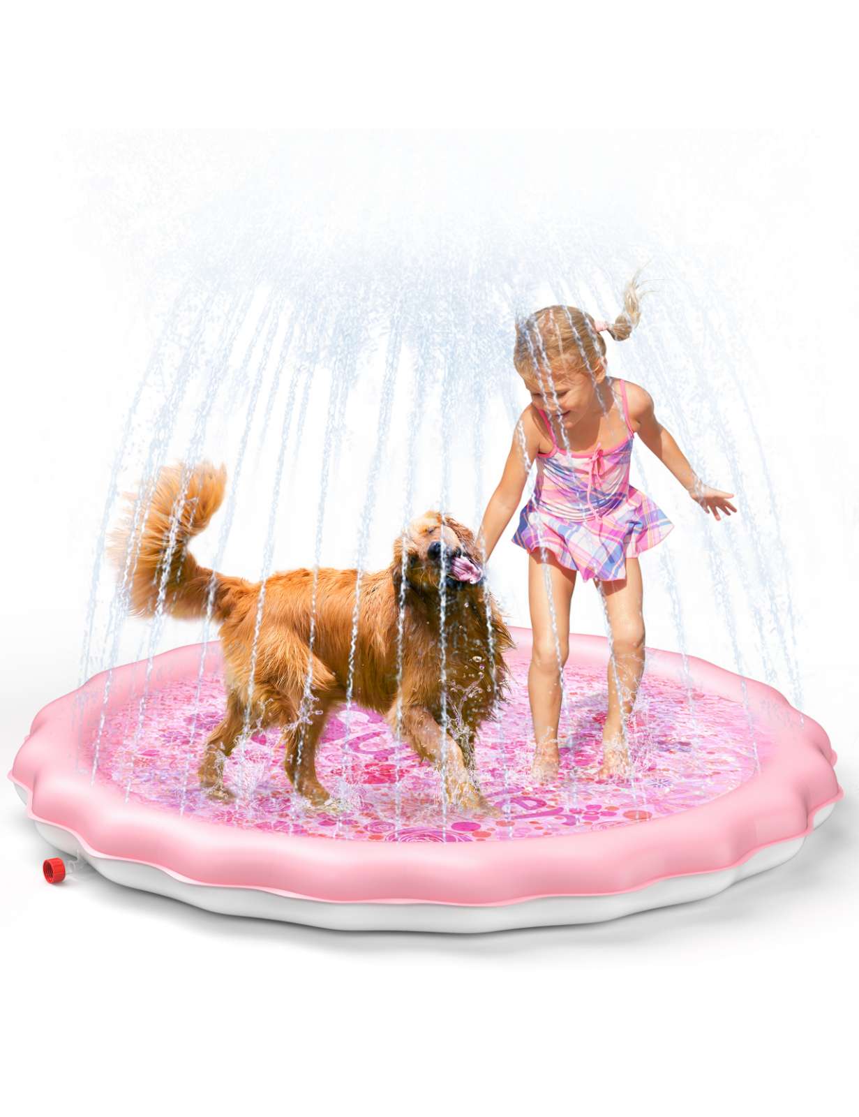 QPAU 67" Splash Pad for Dogs & Kids - QPAU