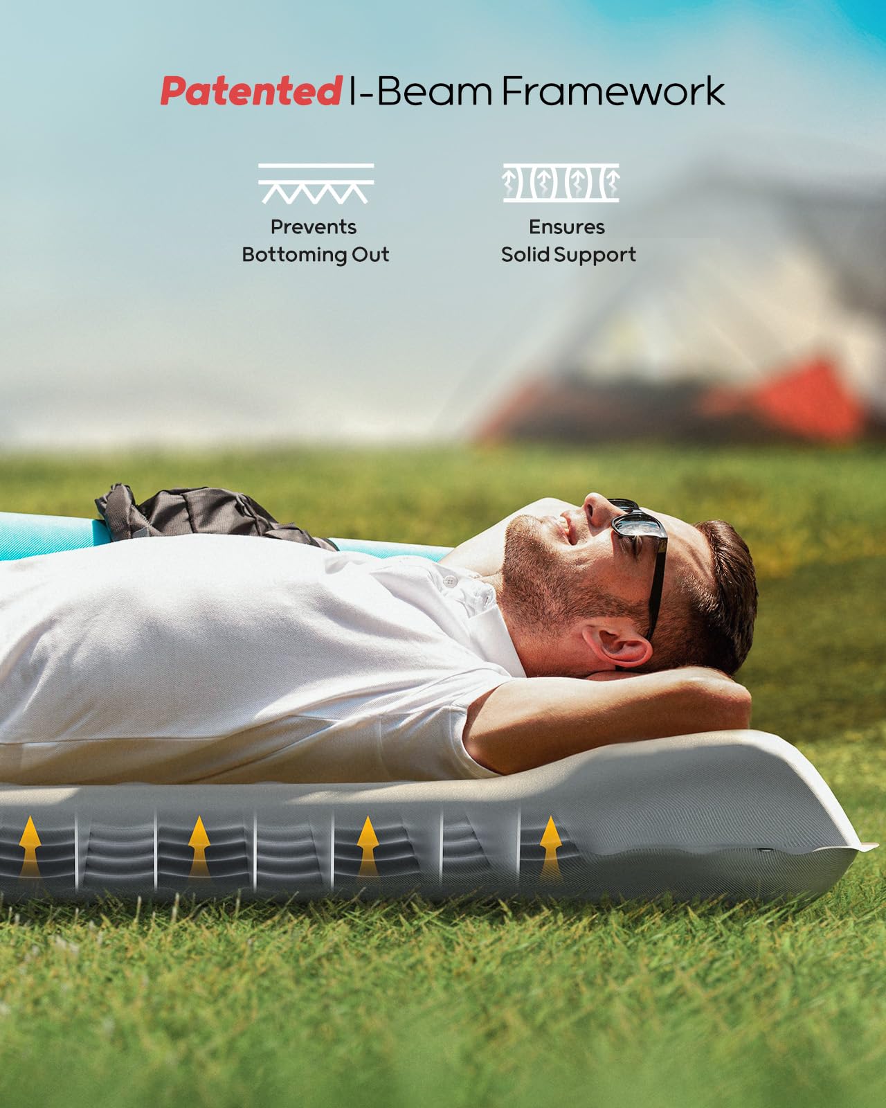 QPAU Camping Sleeping Pad | 2 Person Camping Mat - QPAU