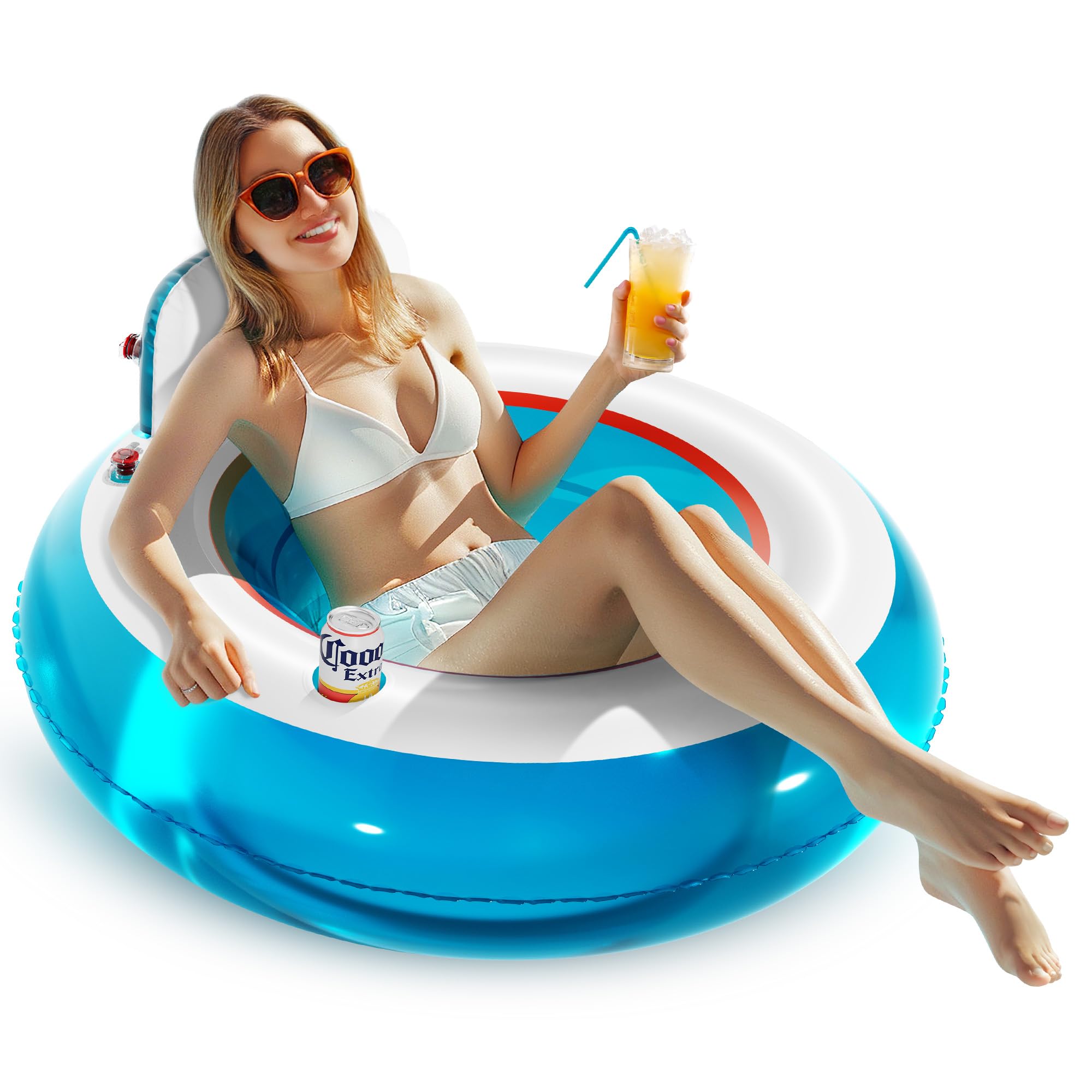 QPAU Inflatable Pool Floats | Summer Water Play Party - QPAU