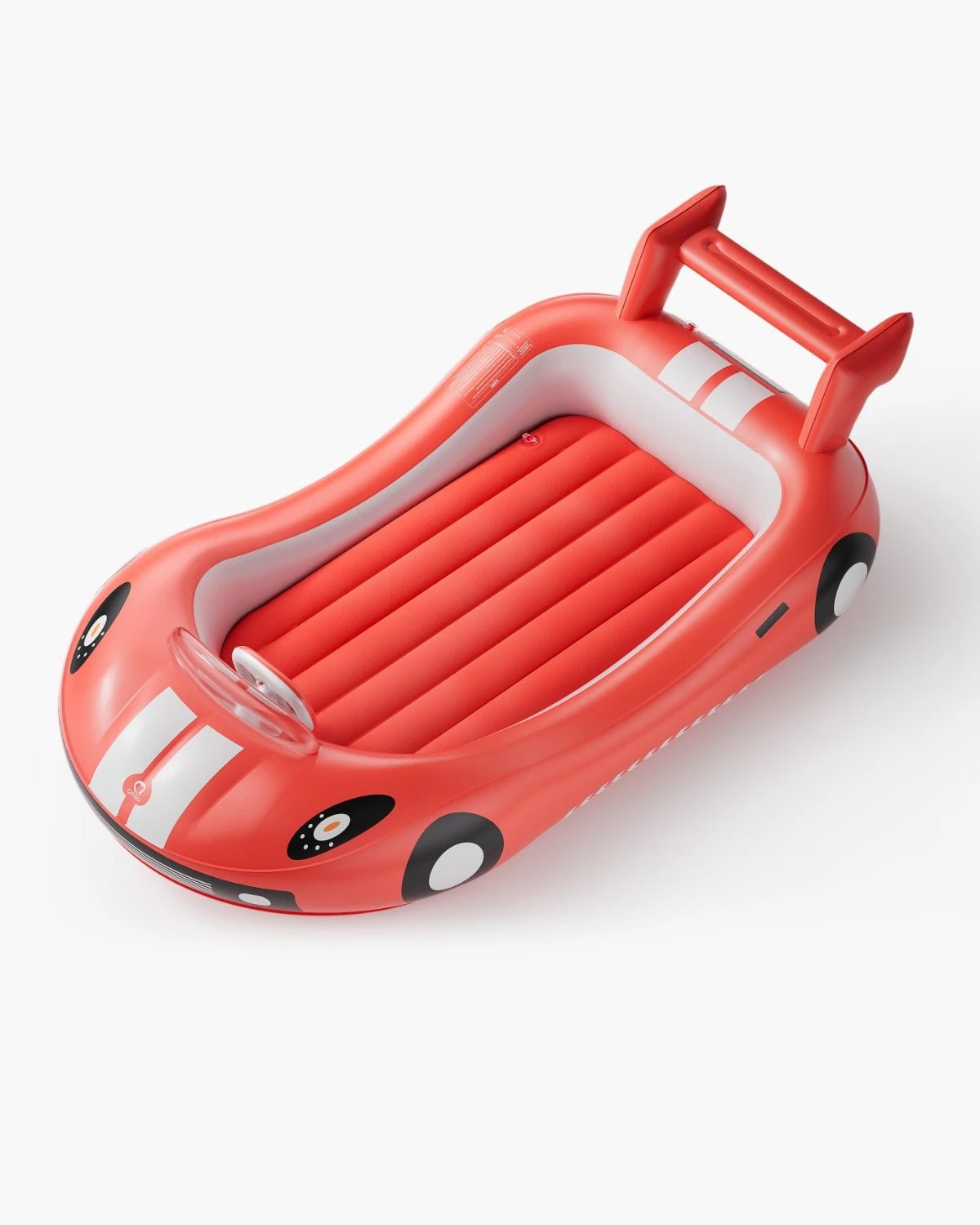 QPAU Inflatable Toddler Travel Bed with Racing Car Design - QPAU