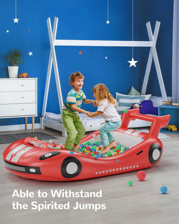 Game Inflatable Bed Inflatable Toddler Travel Bed with Racing Car Design