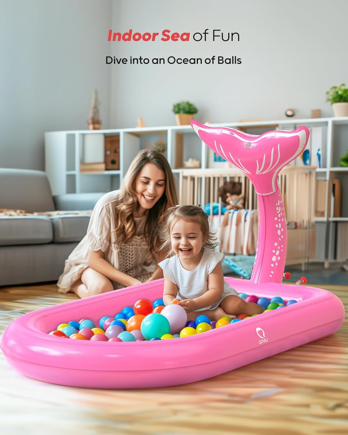 QPAU Splash Pads for Toddlers 1 - 3 - QPAU
