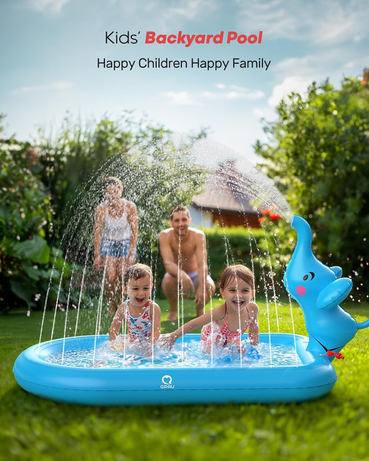 QPAU Splash Pads for Toddlers 1 - 3 - QPAU