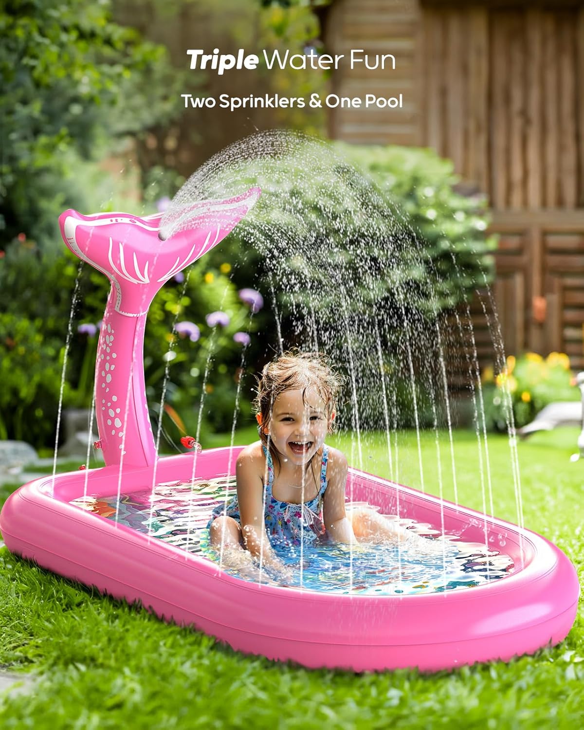 QPAU Splash Pads for Toddlers 1 - 3 - QPAU