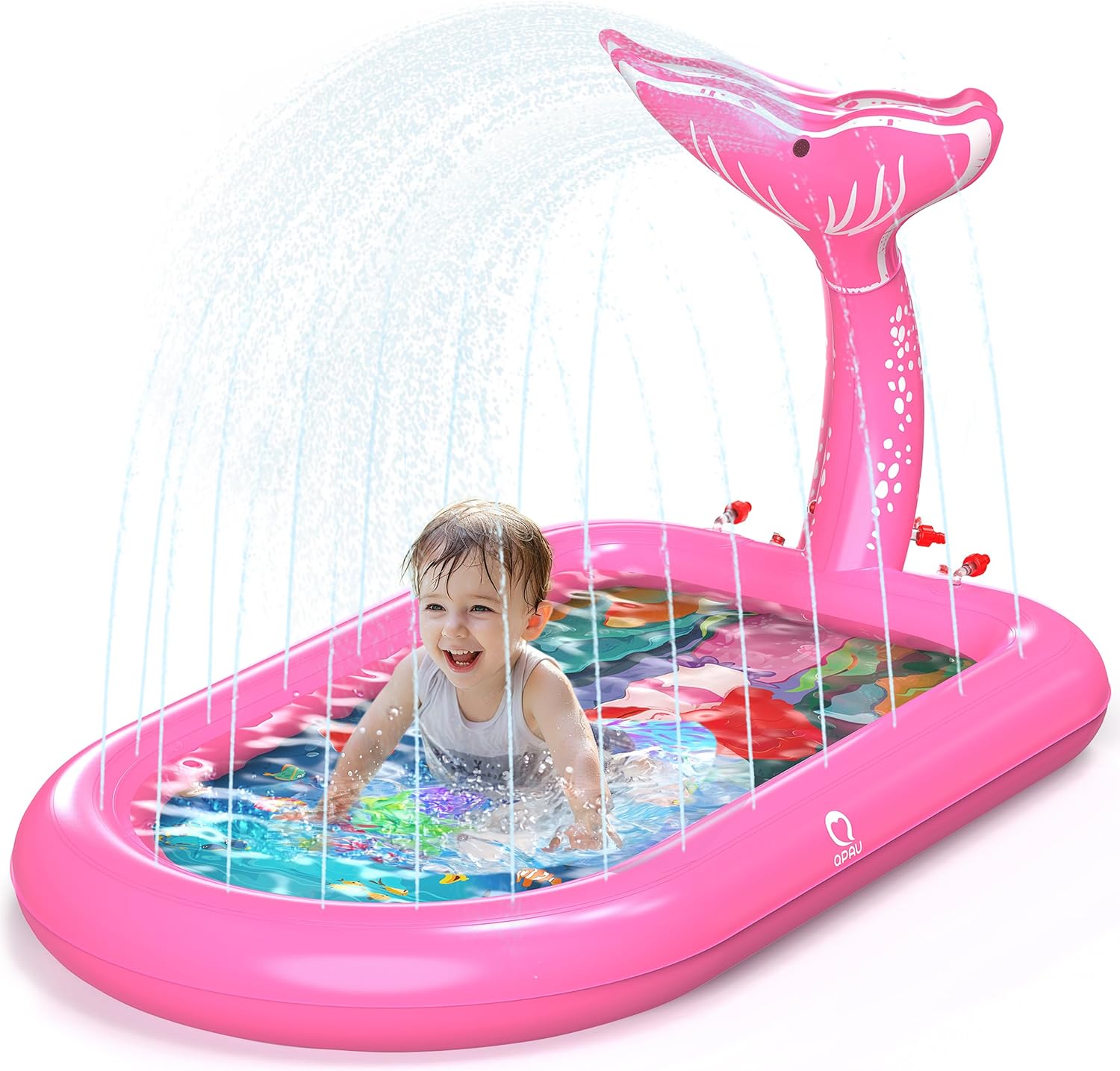 QPAU Splash Pads for Toddlers 1 - 3 - QPAU