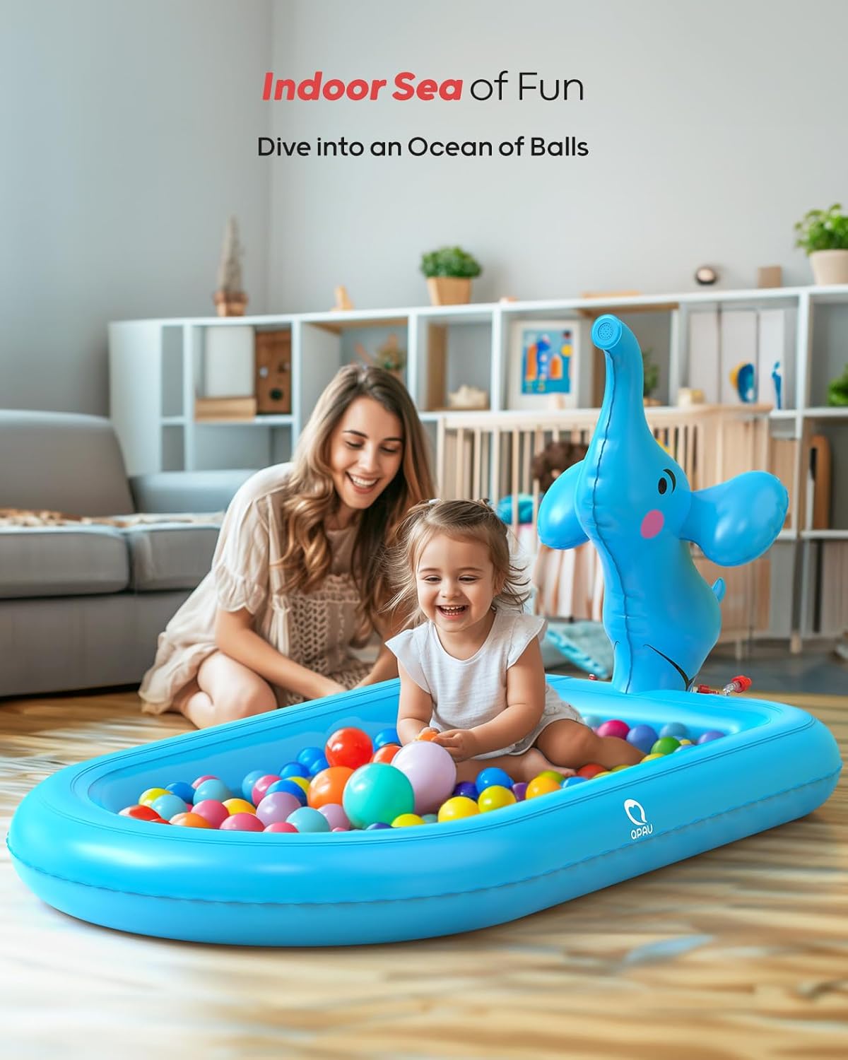 QPAU Splash Pads for Toddlers 1 - 3 - QPAU