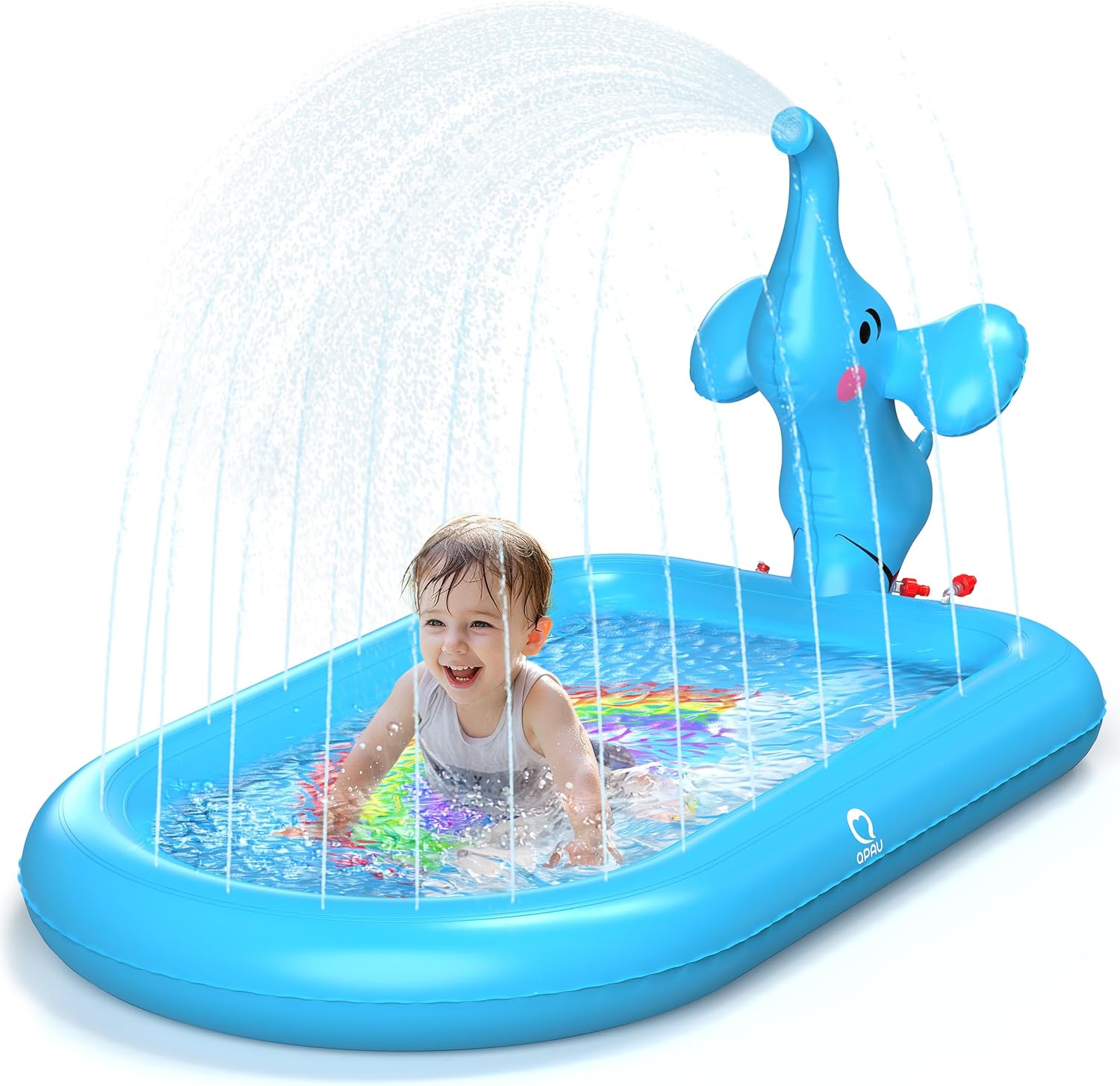QPAU Splash Pads for Toddlers 1 - 3 - QPAU
