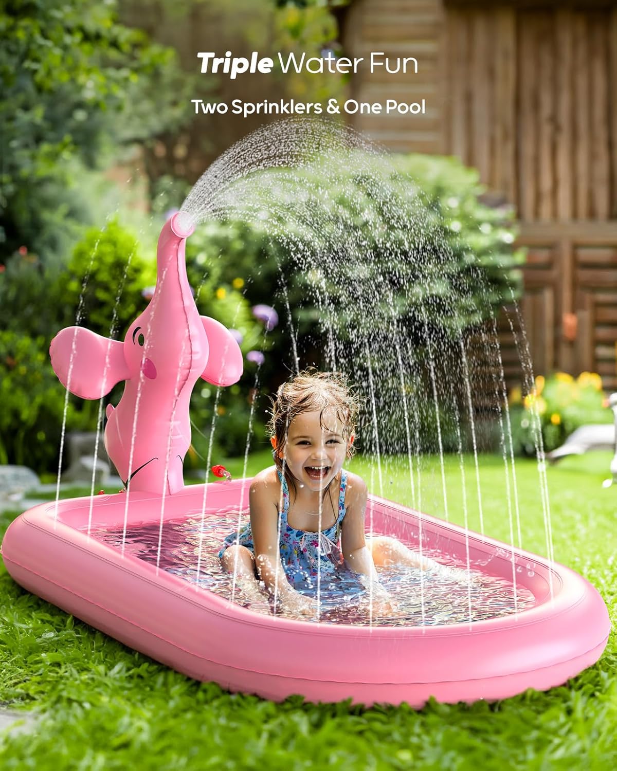 QPAU Splash Pads for Toddlers 1 - 3 - QPAU