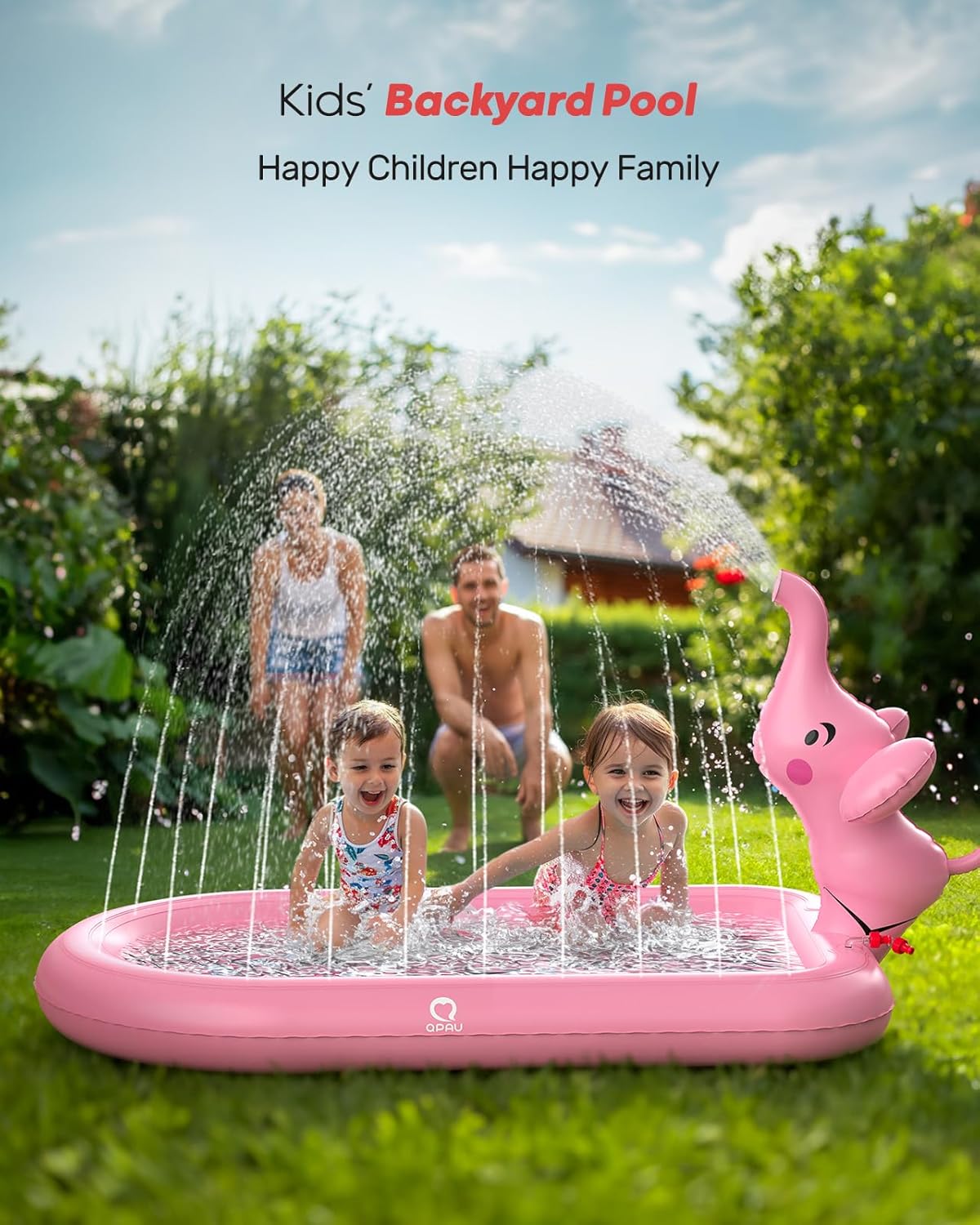 QPAU Splash Pads for Toddlers 1 - 3 - QPAU