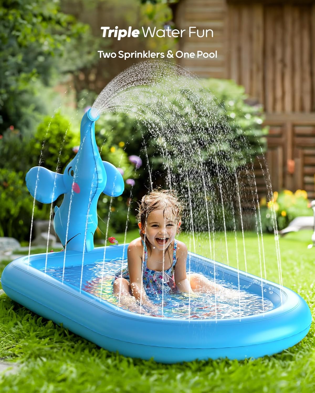 QPAU Splash Pads for Toddlers 1 - 3 - QPAU