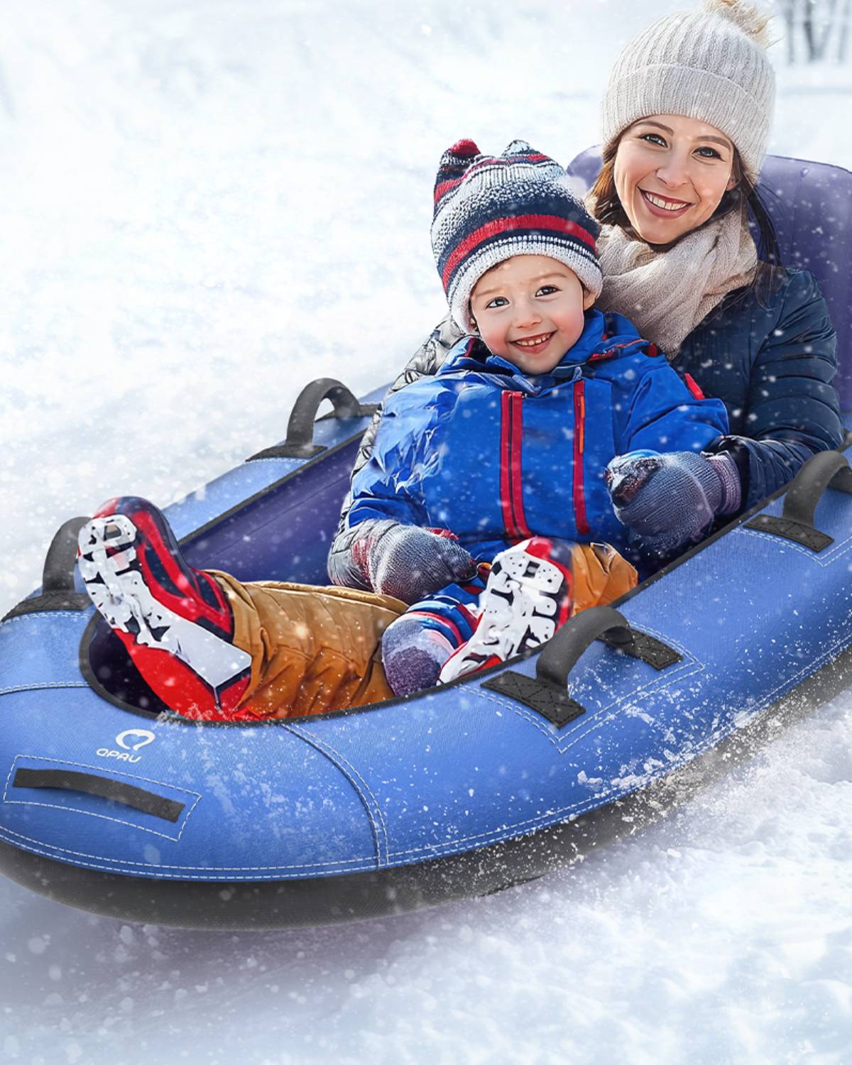 Snow Sled with Premium Canvas Cover - QPAU