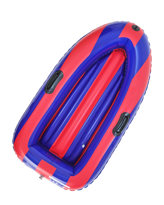 47" Inflatable Snow Sled for Kids & Adults - Red - QPAUSTORE