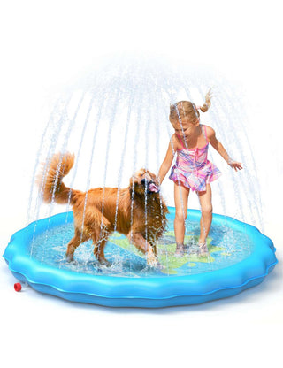QPAU 67"  Splash Pad for Dogs & Kids